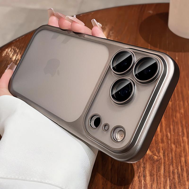 Soft Matte Phone Case For iPhone 17 16 15 14 13 12 11 Pro Max Air Plus Electroplated Silicone Bumper Back Cases Cover
