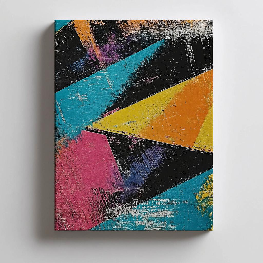 Bold Shapes Bold Shapes, 70X100 Cm, Unframed, Premium Canvas On Stretcher