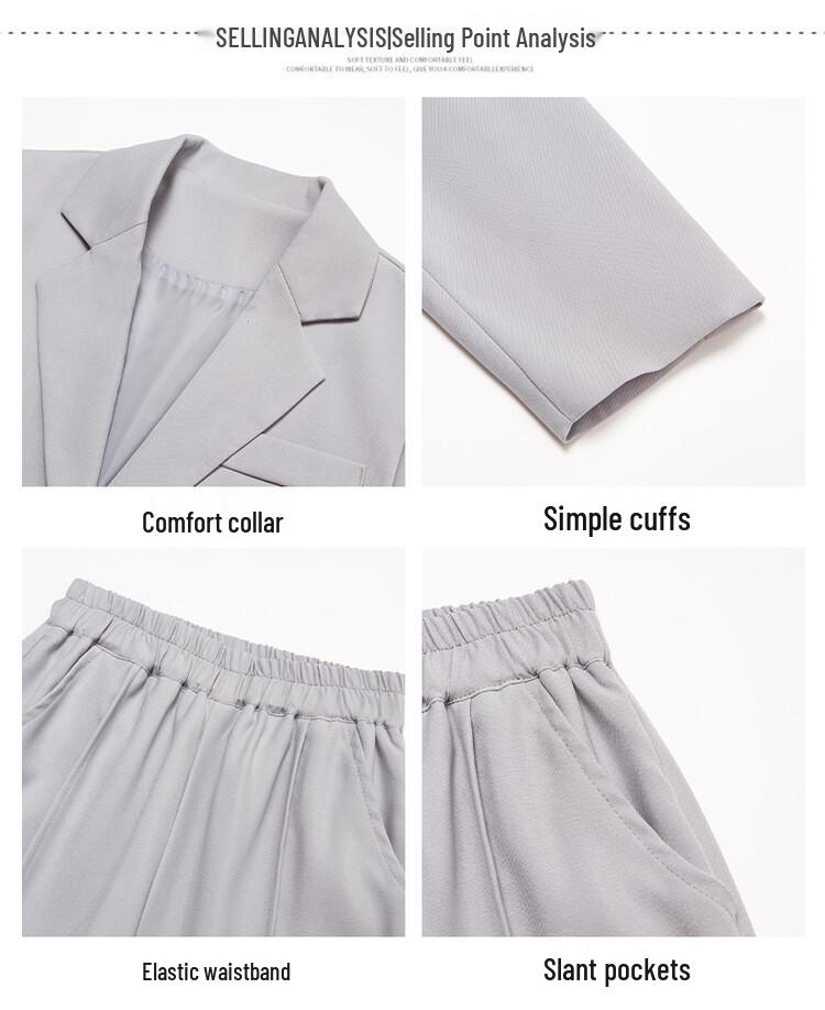 Girls' 2025 Spring Suit Set: Loose Fit Jacket & Long Pants