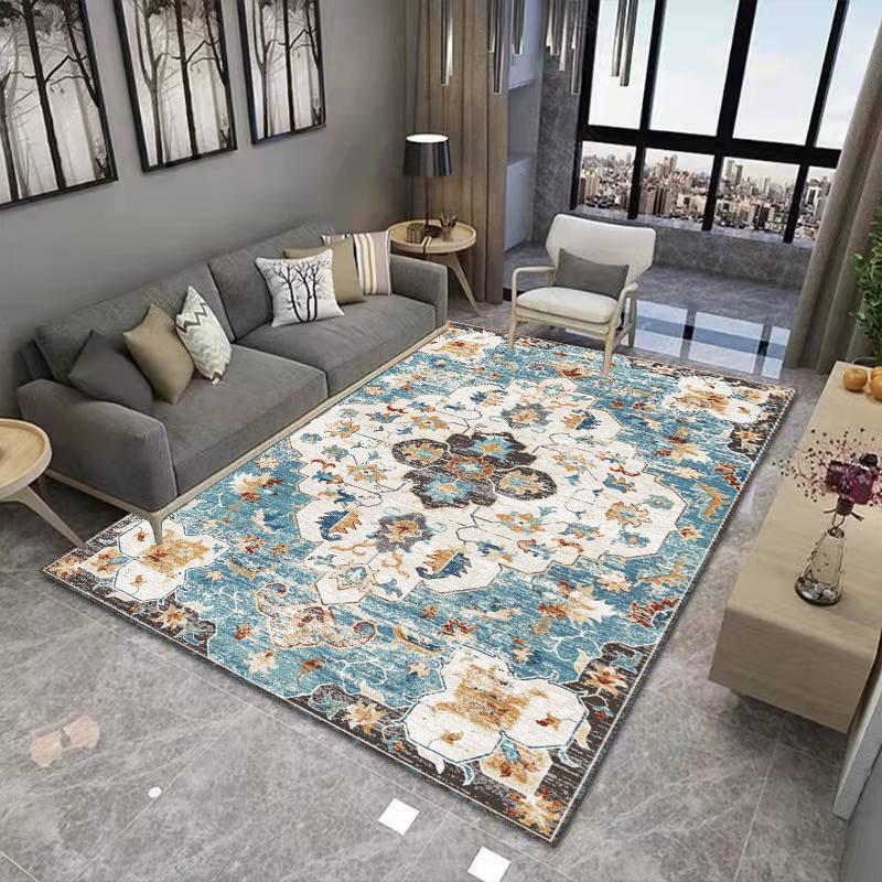 

Ковер для украшения гостиной в богемном стиле, моющаяся основа, ковер для коридора отеля/гостевого дома 60*90cm