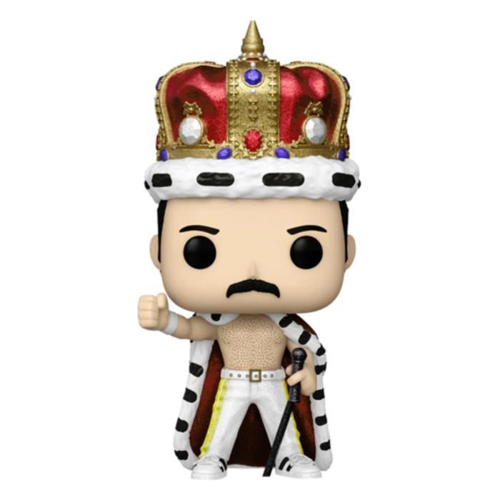 Figurine vinyle - funko - king freddie mercury diamond 184 - 9cm - special edition - glitter