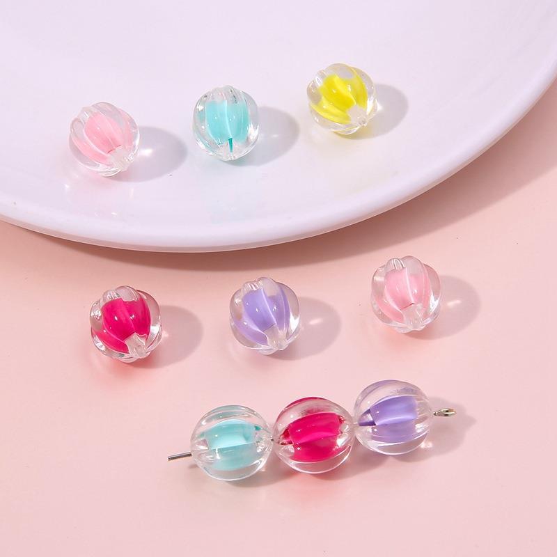 Acryl Pentagramm Blumenperlen für handgefertigten DIY Schmuck - Halsketten- & Ohrringzubehör