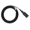 1.5M 6-Pin Removable Separation Handheld Mic Extension Cable Cord for Yaesu Radio Walkie Talkie