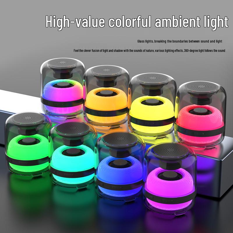 YD-19 RGB Bluetooth Speaker - HIFI Sound, Heavy Bass, Compact Design