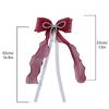 Pearl Accent Bow Tiebacks Curtain Holdbacks Drill-Free Sheer Curtain Clips Adjustable Window Ties Elegant Home Accessories