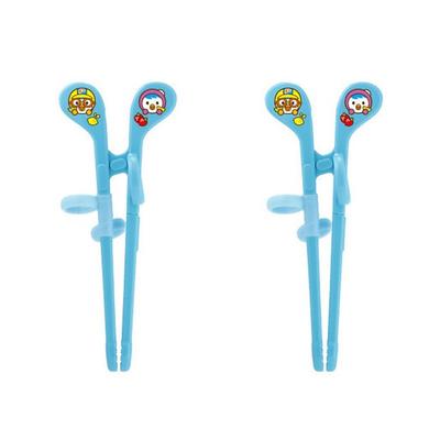 Haeho Edison Pororo Mini Chopsticks (Right Hand) Blue, 2 Pieces