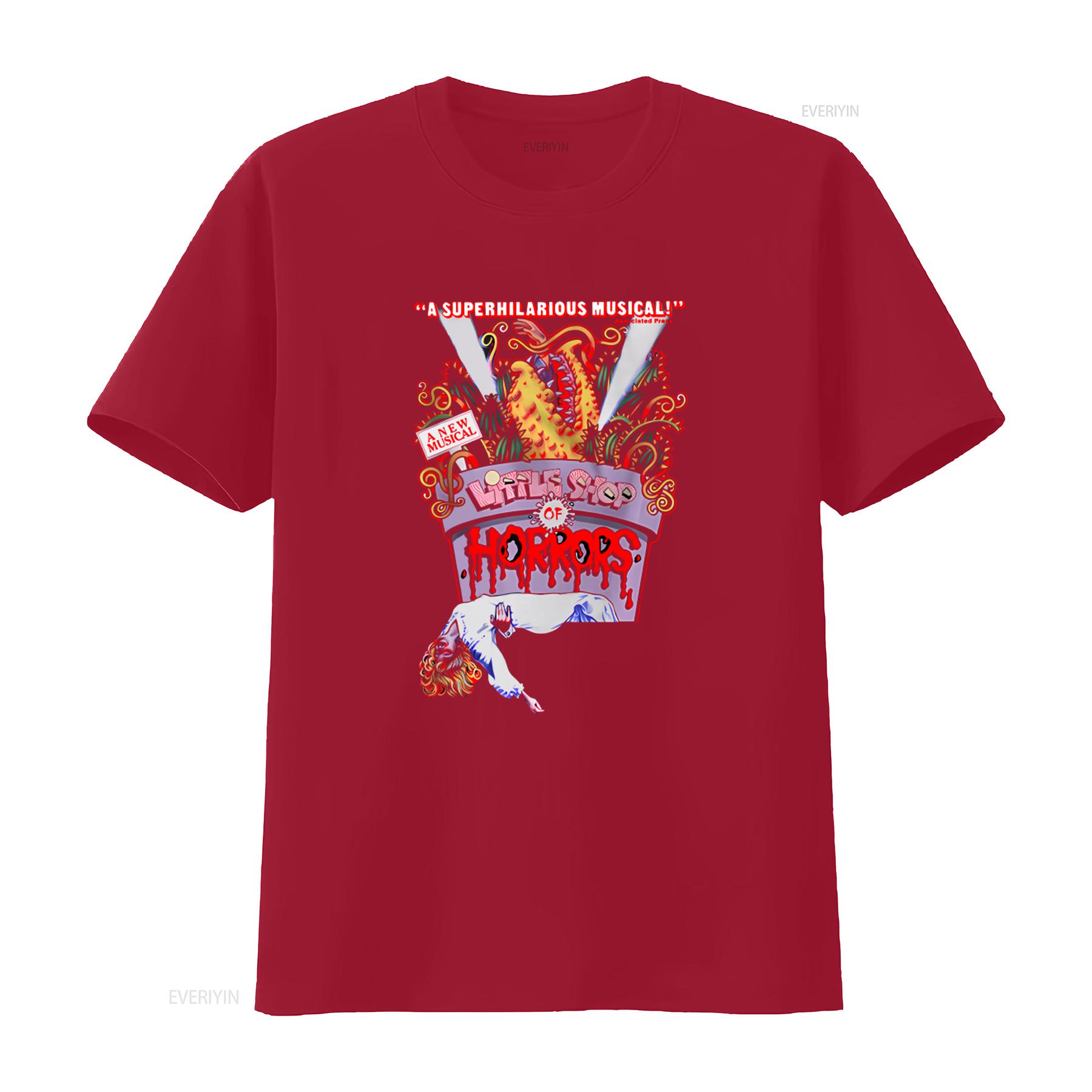 

The Little Shop Of Horrors Vintage T Shirt A Superhilarious Musical Film Print vintage Washed graphic Comfortable Stretched S