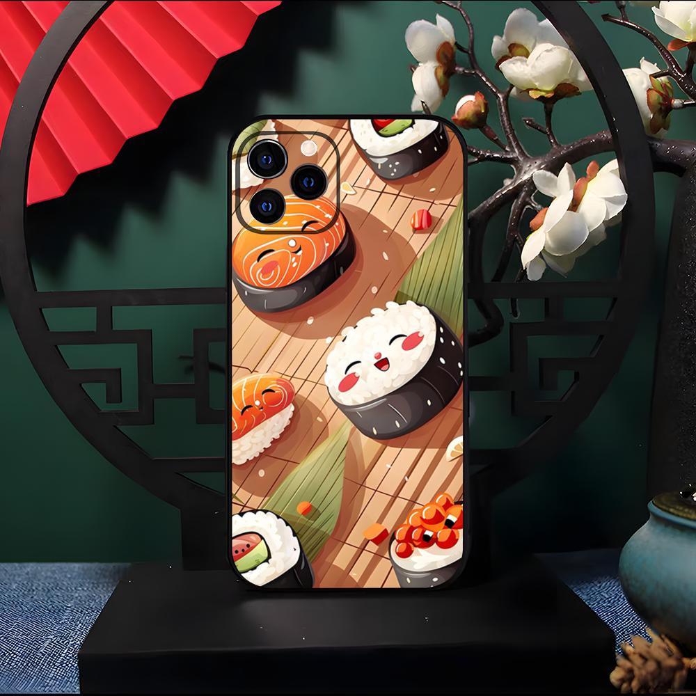 

Cartoon Sushi Good Phone Case For IPhone 17 Pro Max 16 15 14 Pro Max 13 11 Air Plus Silicone Cover iPhone 16 Pro Max