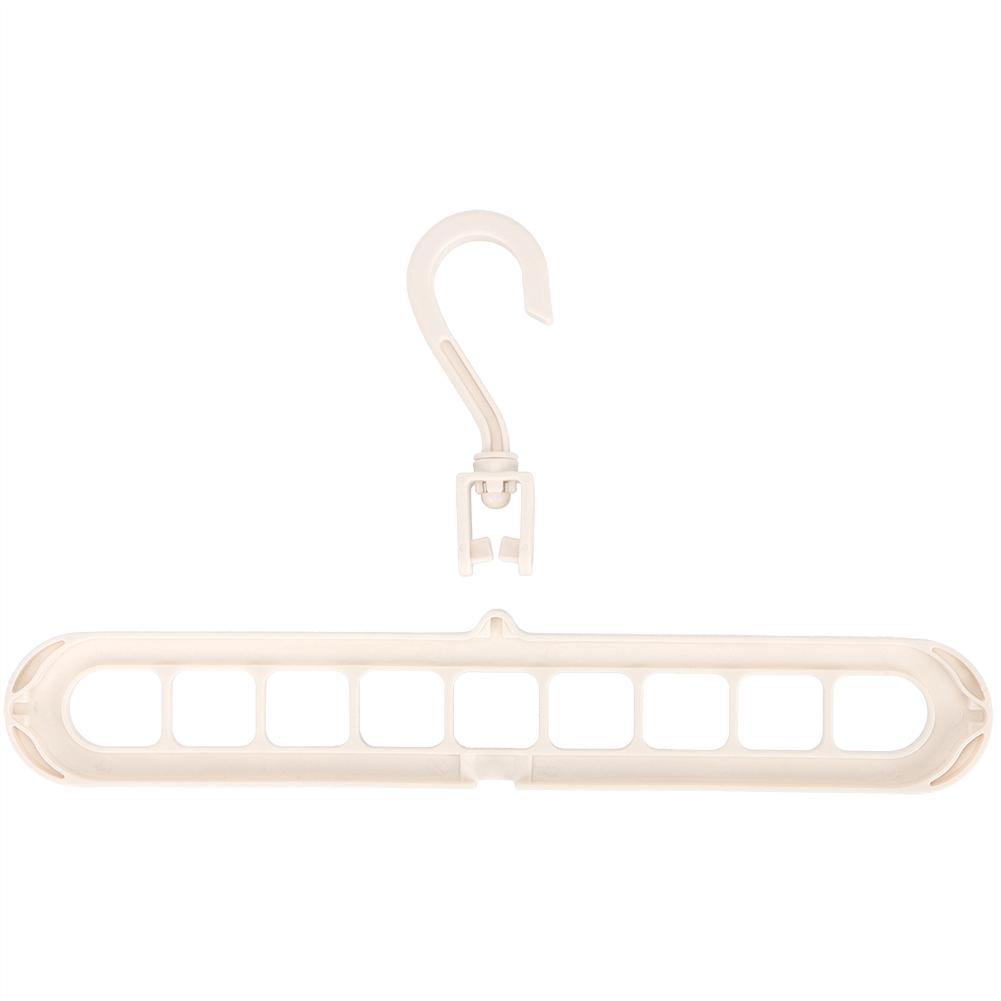 

Nordic Portable MultiFunctional Hangers 9 отверстий Компактная вешалка Magic Hanger (белый) бежевый