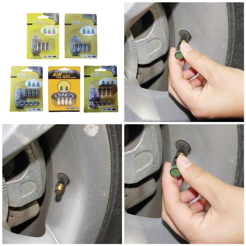 High Accuracy Car Tire Pressure Gauge Valves Caps Cover Monitoring Accurate Air Pressure Detection with Digital Screen