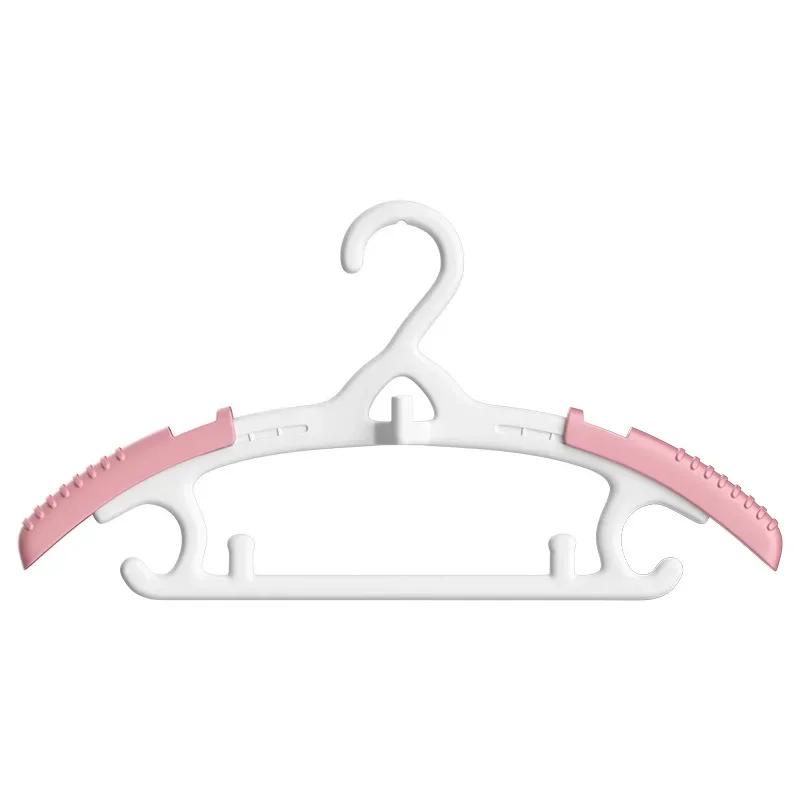 7 PCS Non-slip Baby Clothes Hanger Adjustable Storage Hangers Cute Kids Clothes Organizer Closet Children Baby Coats Rack