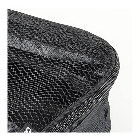 CAPTAIN STAG Travel Pouch Travel Case Gadget Case Travel Business Trip Packing Clothes Storage Width 25 X Depth 19 X Height 9cm S Size Black UV-3006