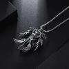 New Angel Pendant Girl Beast Necklace for Men and Women Couples Retro Charm Casual Jewelry Gift
