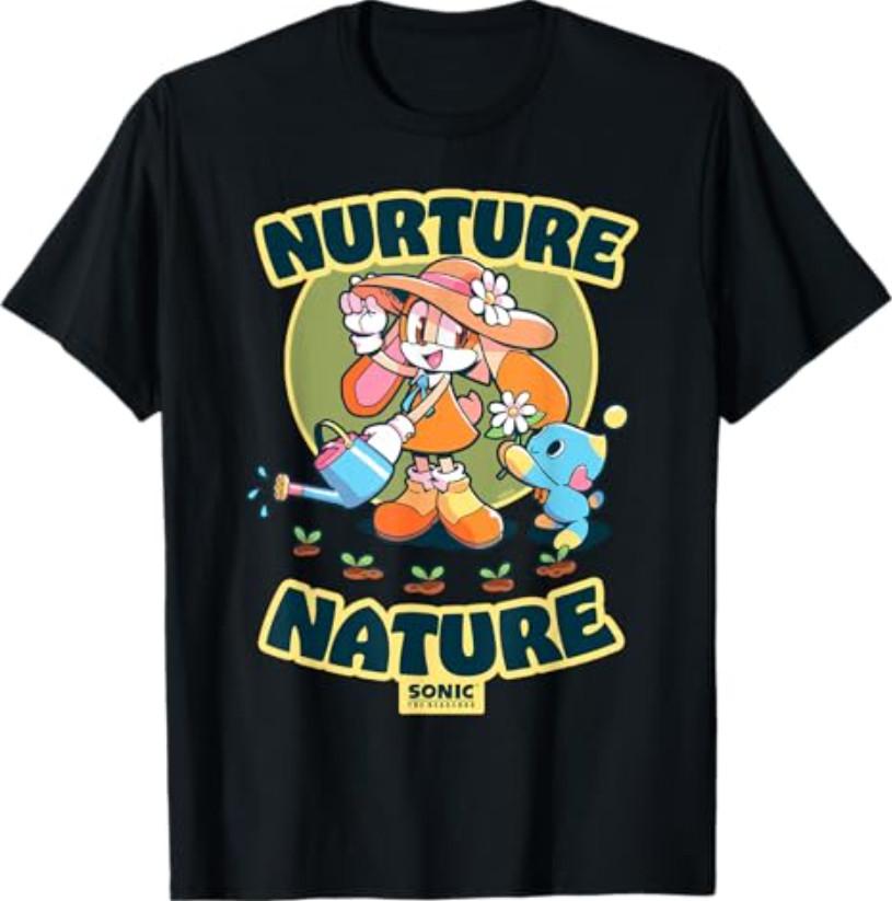 Sonic The Hedgehog Chao Nurture Nature T-Shirt S разноцветный