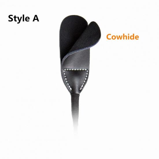 Fetish Double Layer Genuine Leather Riding Crops Spank Paddle Whip for Couples To Bdsm Bondage Slave Role Adult Game Sex Product