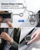 Magtame with Magnetic Fast Cable with Metal Connectors and Double Nylon Compatible with iPhone Xperia Type-C Cable, Flat, Self-Retraction, 240W/5A