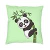 Kawaii Panda Bear Patterns Cushion Cover Sofa Home Decor Animal Cartoon Square Throw Pillow Case 45X45