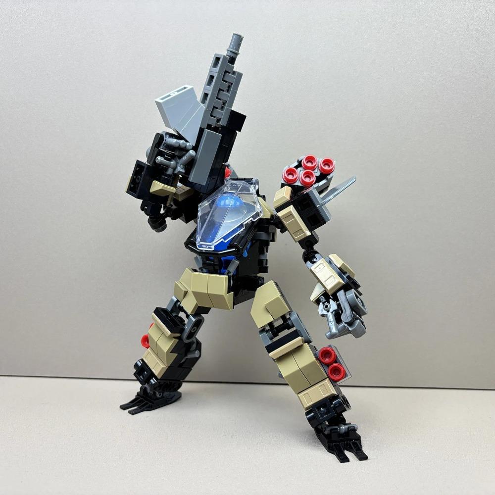 Action Figure Blocchi di Costruzione Modello Mech Guerrieri Manovrati Figura a Blocchi Robot Soldato Assembla Giocattoli Per Bambini