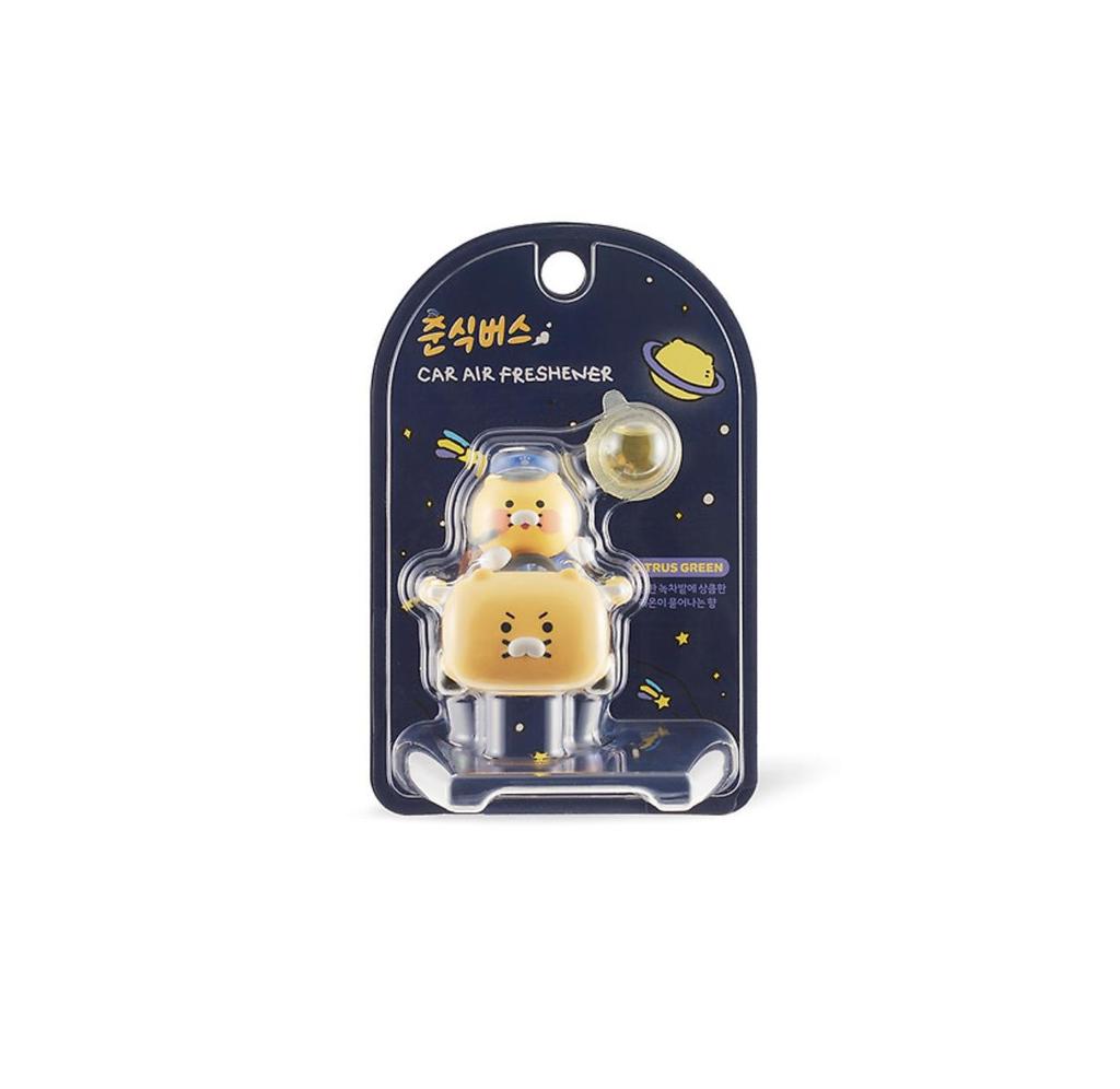 CHOONSIK Bus Car Air Freshener – Citrus Green Scent (Vent Clip, Bus Driver Design)