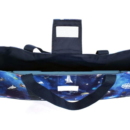 COLORFUL CANDY STYLE Key Harmonica Case, Water-Repellent and Lightweight, Featuring a Future Planetary Exploration and Spaceship Design. Water-Repelle