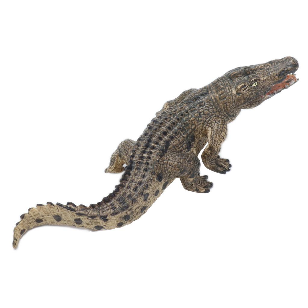 Simulation Crocodilian Model Lifelike Wild Life Jungle Animal Figures Model for Collection Science EducationCrocodilian