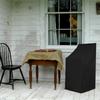 Stacking Outdoor Chair Cover 3 Sizes Stacked Chair Dustproof Cover Garden Furniture Protector Yard Chair Cover with Storage Bag