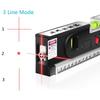4 in 1 Right Angle Spirit Level Adjustable Vertical Measuring Tape Aligner  Measuring Instrument