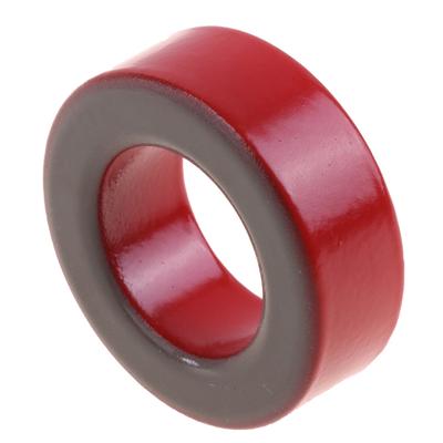 Núcleos toroidales de ferrita de hierro T157-2 de 40 x 24 x 14,5 mm para inductores con núcleo de polvo de hierro y anillo rojo de baja permeabilidad.