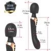 Vibrator Dildo puternic, cu motor dublu din silicon, baghetă de dimensiuni mari, masaj pentru punctul G, jucărie sexuală pentru cuplu, stimulator de clitoris pentru adulți