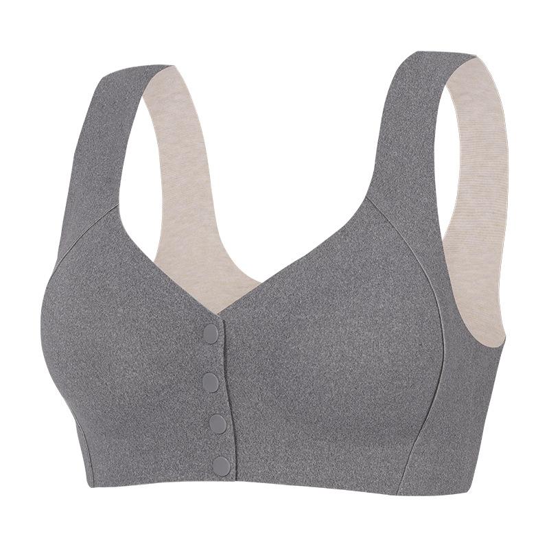 

Новое бесшовное нижнее белье с передней застежкой, женское, не поднимает грудь, без косточек, большого размера, бархатный термобра XXXL