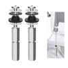 2Pcs Stainless Steel Toilet Seat Bolts Kit Rust Resistant Toilet Seat Screws  Bathroom Toilet Repair