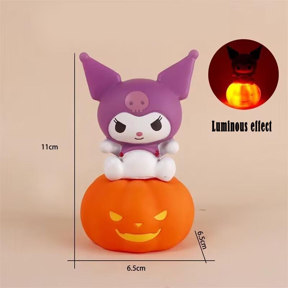 Kawaii Cloud Night Light Characters Kuromi Cinnamoroll Pochacco Eye Protection Led Lamp Bedroom Bedside Decorative Night Lamp