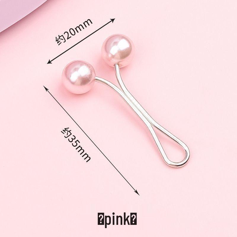 

Scarf and T-shirt Shortening Clip - Pearl Buckle Accessory