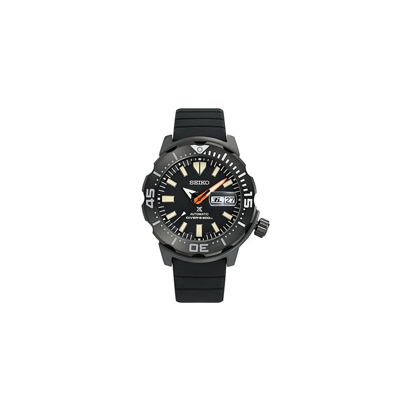 SEIKO prospex series black limited edition canned diving Automatic silicone strap men s watch black dial SRPH13K1 чёрный
