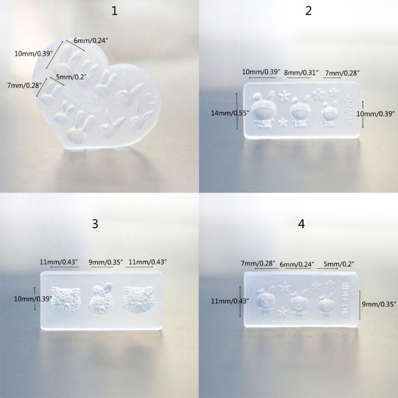 DIY 3D Silicone Nail Art Decortive Design Mold Nail Art Making Tools Mould