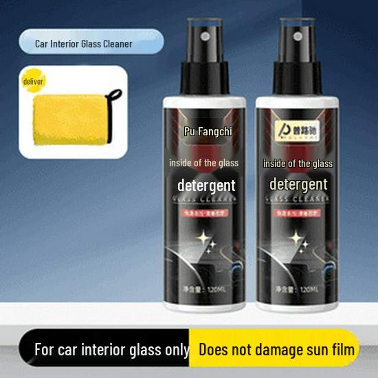 Purochi Glass Cleaner: Removes Oil Stains & Fingerprints for a Bright, Streak-Free Interior