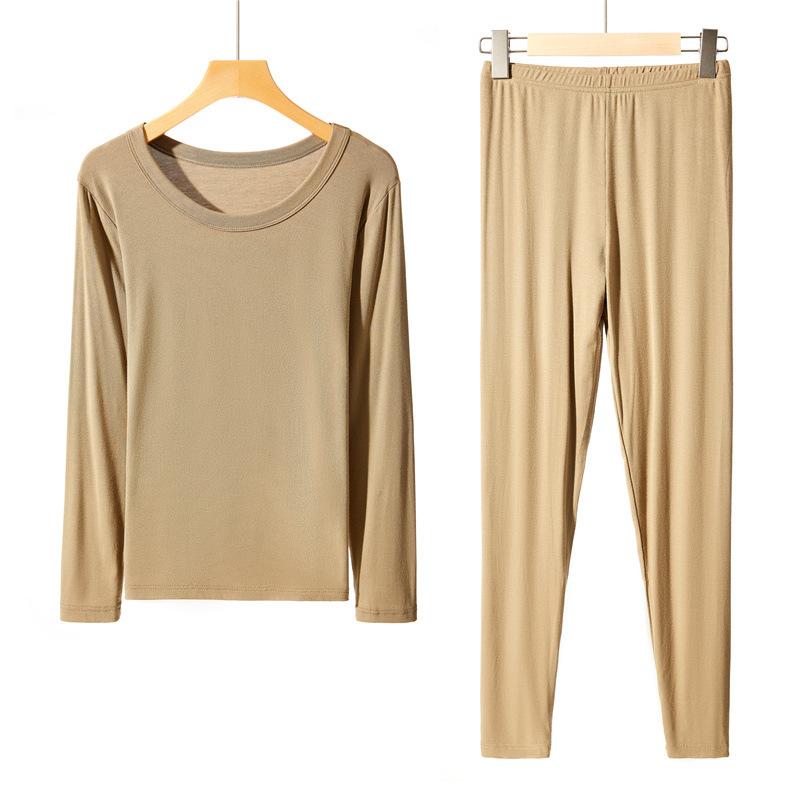 Ropa interior térmica de otoño e invierno Trajes para mujer Body para mujer Tops de invierno ajustados Camisas base Ropa fina para mujer