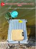 2025 Ultra-light Black Aluminum Fishing Stool: Folding, Portable, Multi-functional, Small & Wide with Lifting Feature