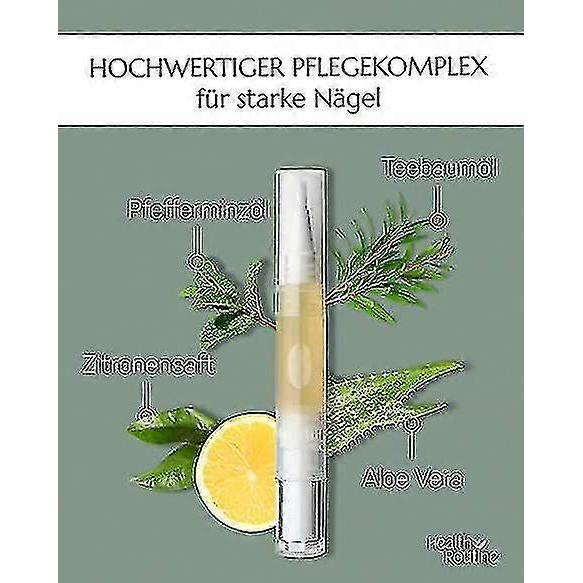 5x Healthroutine Nail Care Pen Cosmetic Nail Fungus Treatment Quick Intensive For Nails With Aloe Vera Tea Tree Oil_c13_y154,hww