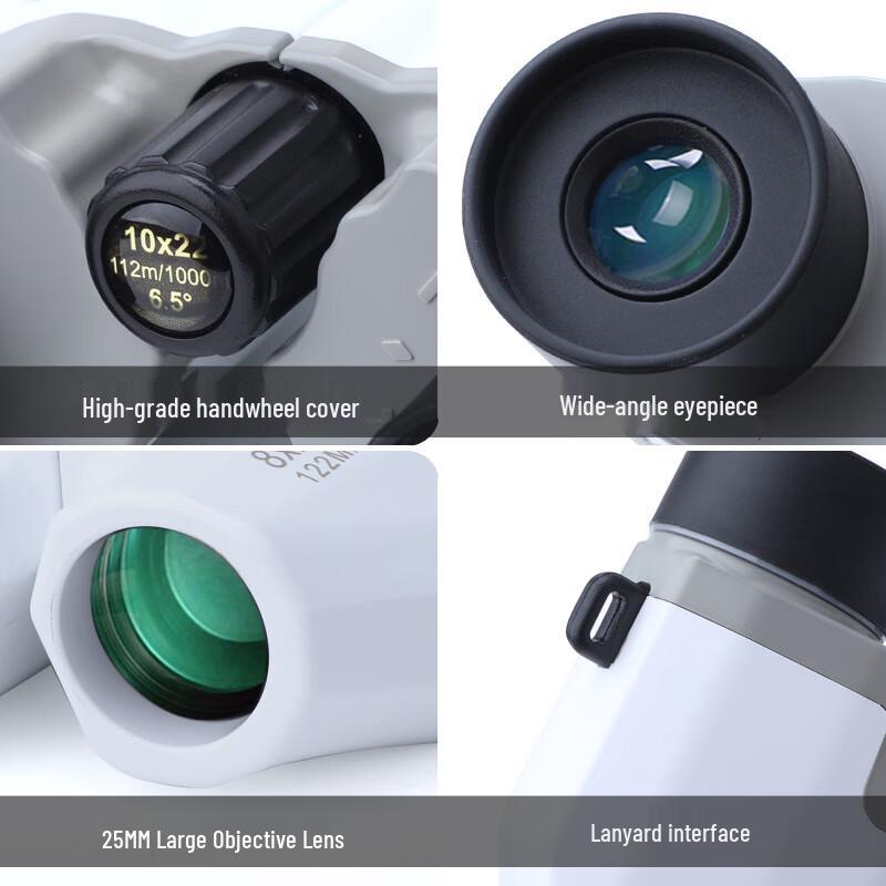WEZHO 8X21 High-Definition Portable Binoculars