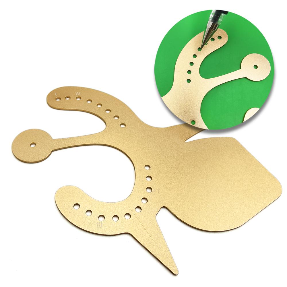 1 piece Multifunctional Dental Rubber Dam Punch Hole Board Rubber Dam Instrument Stainless Steel Teeth Whitening Tool