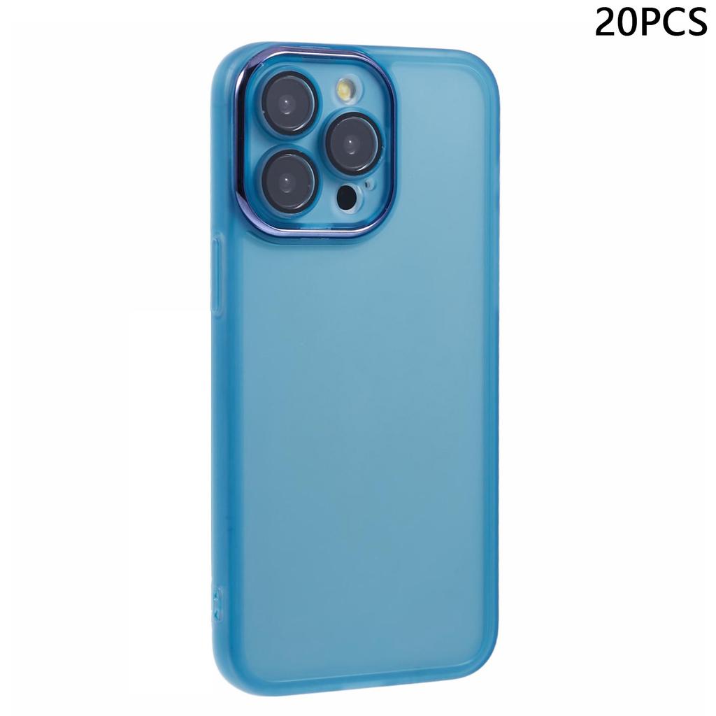 Bulk Purchasing 20Pcs For iPhone 12 Pro Max Case Electroplated Camera Frame TPU Phone Cover Precise Cutouts
