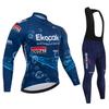 2026 Soudal Quick Step Team Set Maglia Autunnale Ciclismo Uomo Abbigliamento Bici Manica Lunga Uniforme Bicicletta MTB Maillot Ropa Ciclismo