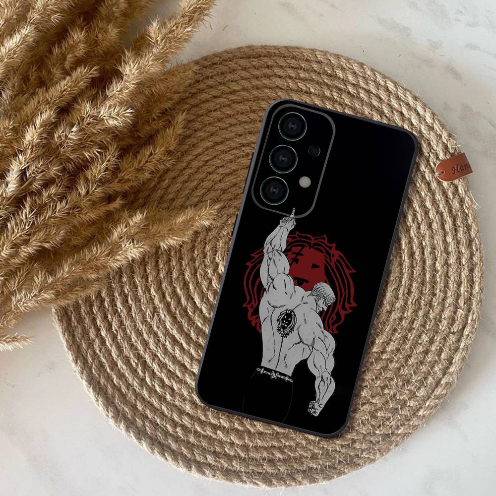 E-Escanor Seven Deadly Sins Phone Case for Samsung S24 S22 S25 Ultra S9 S20 FE S23 Plus S10 S21 Shockproof Funda Cover
