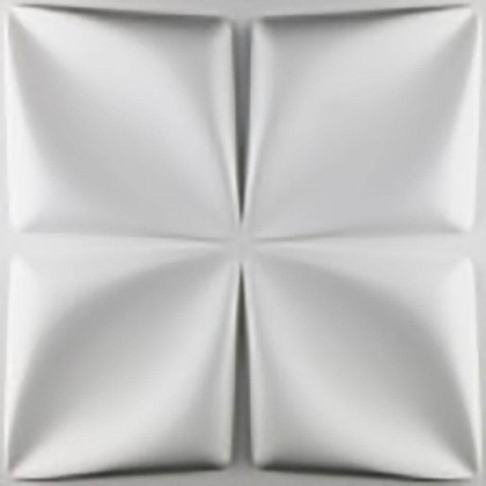 White Wall Sticker 3D PVC Wall Paper Removable Wall Panel Bathroom Kitchen