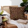 18X18 Inch Classic Leopard Print Throw Pillow, Soft Skin-Friendly Cushion, Stylish Home Sofa Decor Pillow Ideal Family Gift