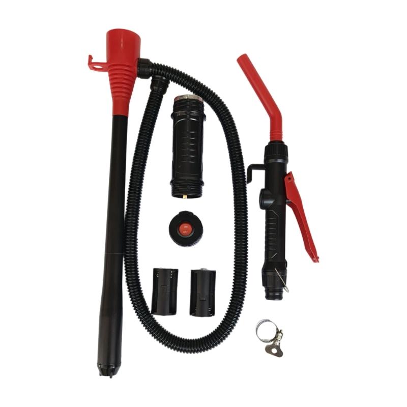 Portable Battery Powered Gas Transfer Pump, Battery Operated Liquid Water/Fuel Transfer Pump Electric Siphon Pumps