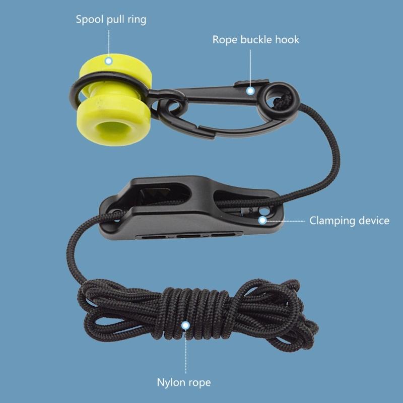 Downrigger Weight Retrievers for Trolling and Deep Sea Fishing Downrigger Accessory with Snap Fairlead Cleat & 86In Cord