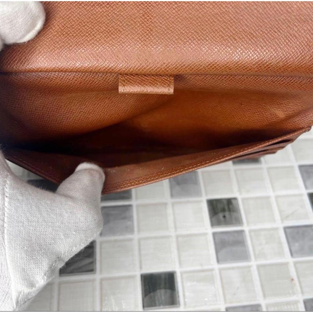 Used T65 LOUIS VUITTON Louis Vuitton Monogram Folding Wallet Long Wallet