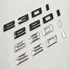 3D Glossy Black Chrome 220i 230i Emblem Badge Letter Rear Trunk Decal Sticker For 2 Series F22 G42 Car Styling Accessories MP1